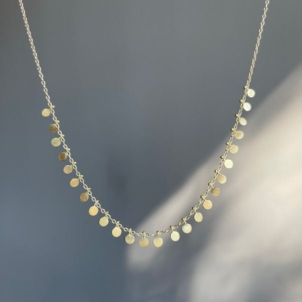 Round charm necklace